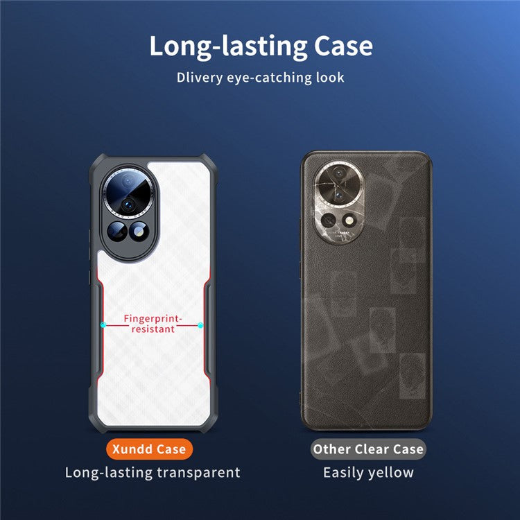 XUNDD For Huawei nova 13 Case Dropproof TPU + Acrylic Clear Back Phone Cover