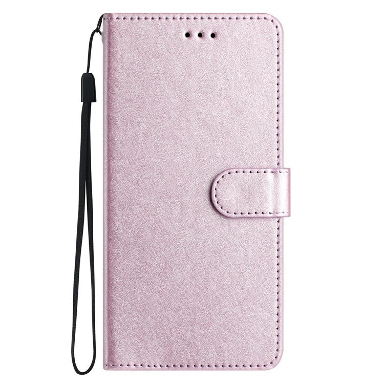 For Motorola Moto G35 5G Wallet Case Leather Folio Phone Cover Magnetic Clasp - Light Purple