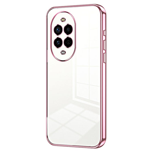 For Huawei nova 13 Pro 5G Case Electroplating Frame Soft TPU Phone Cover - Pink