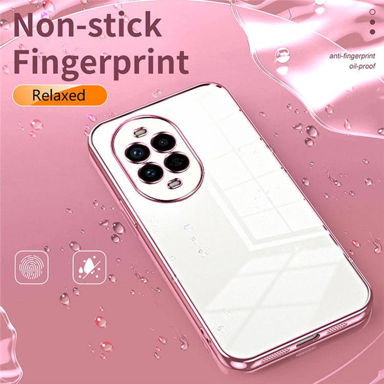 For Huawei nova 13 Pro 5G Case Electroplating Frame Soft TPU Phone Cover - Purple