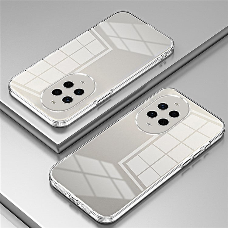 For Huawei nova 13 Pro 5G Case Electroplating Frame Soft TPU Phone Cover - Transparent