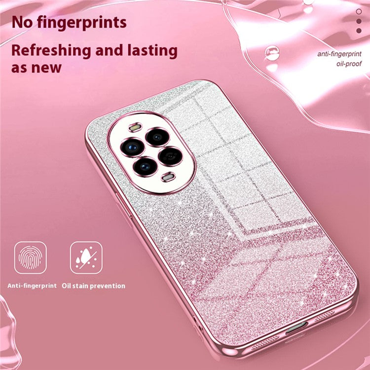 For Huawei nova 13 Pro 5G Case Electroplating Gradient Glitter TPU Phone Cover - Green