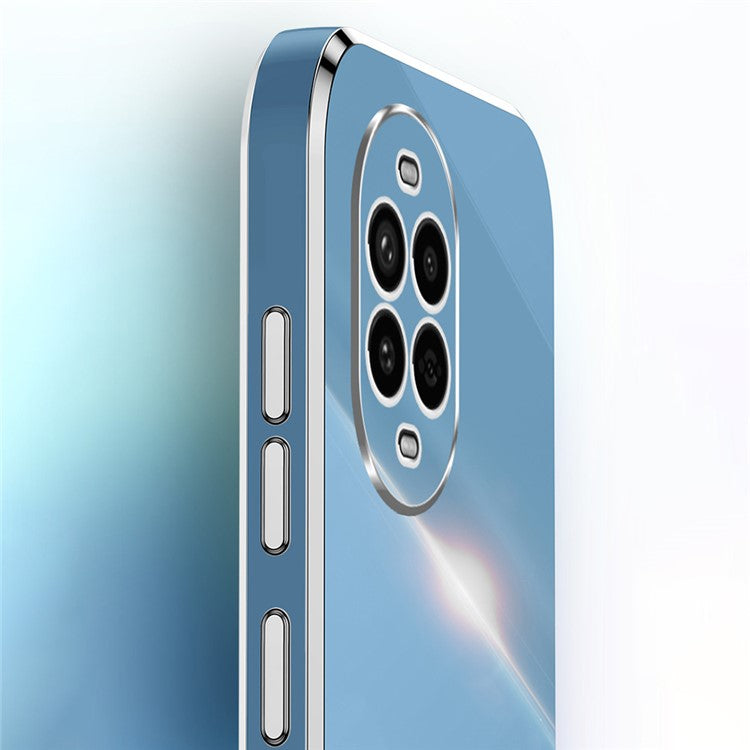 XINLI For Huawei nova 13 Pro 5G Case TPU Phone Cover with Electroplating Frame - Purple