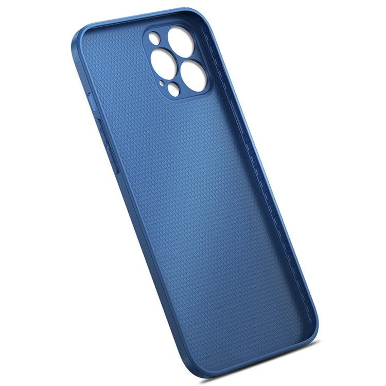 Brushed Protective Case for iPhone 14 Pro TPU + Metal Back Phone Case Anti-Fall Shockproof Cover - Green