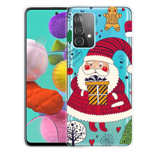 For Samsung Galaxy A13 4G Personalized Christmas Pattern Printed Phone Case Shockproof TPU Anti-Scratch Anti-Slip Cover Cover - Santa Brings Gifts