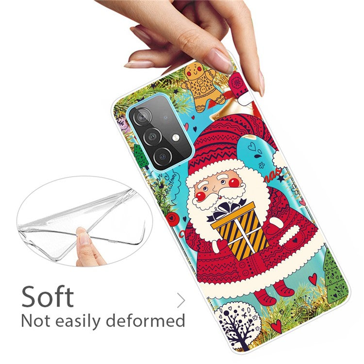 For Samsung Galaxy A13 4G Personalized Christmas Pattern Printed Phone Case Shockproof TPU Anti-Scratch Anti-Slip Cover Cover - Santa Brings Gifts