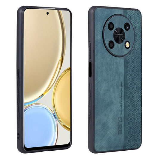 AZNS For Huawei Enjoy 50 Pro 4G / nova Y90 4G Imprinted Pattern Phone Case Scratch-resistant PU Leather Coated TPU Phone Cover - Green