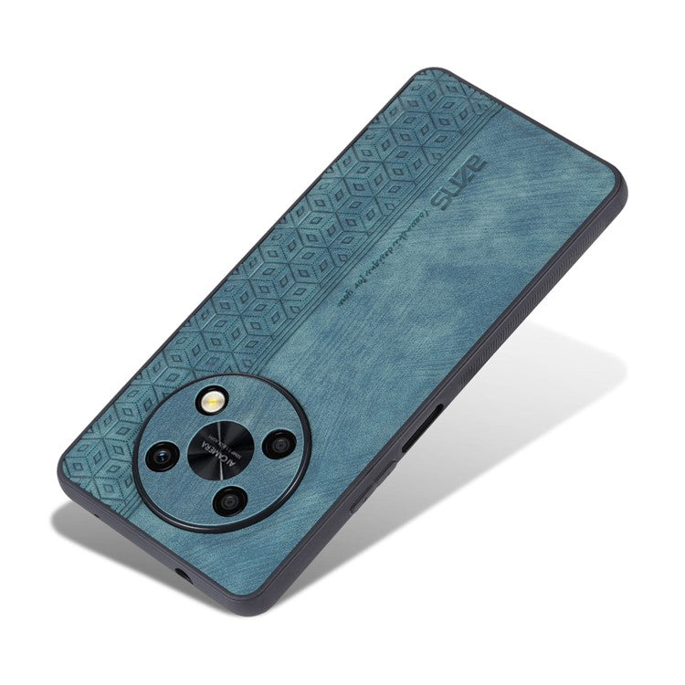 AZNS For Huawei Enjoy 50 Pro 4G / nova Y90 4G Imprinted Pattern Phone Case Scratch-resistant PU Leather Coated TPU Phone Cover - Green