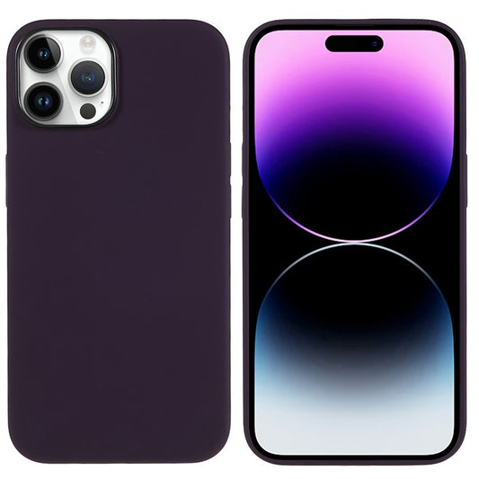 Magnetic Phone Case for iPhone 14 Pro Anti-Fall Silicone Case Anti-Scratch Protective Phone Cover - Purple