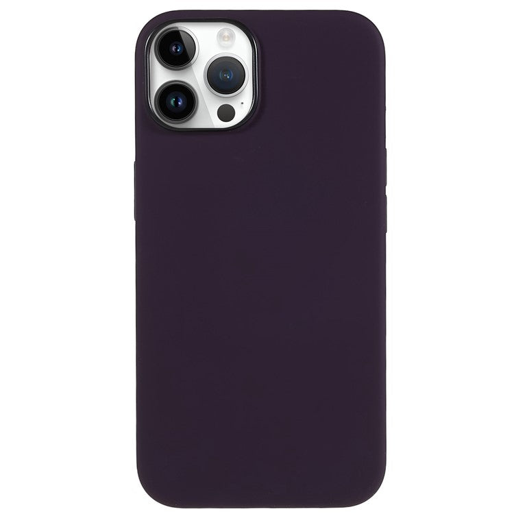 Magnetic Phone Case for iPhone 14 Pro Anti-Fall Silicone Case Anti-Scratch Protective Phone Cover - Purple