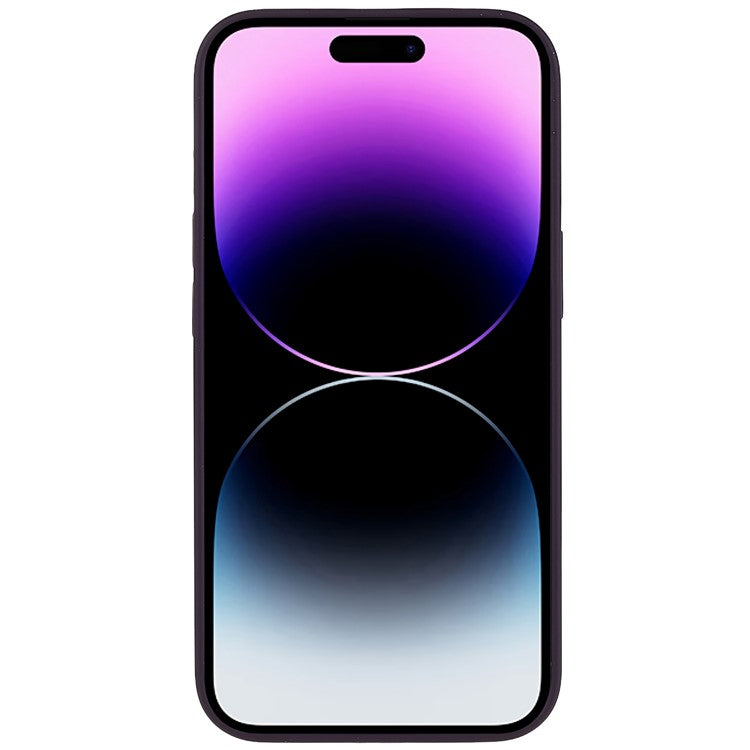 Magnetic Phone Case for iPhone 14 Pro Anti-Fall Silicone Case Anti-Scratch Protective Phone Cover - Purple