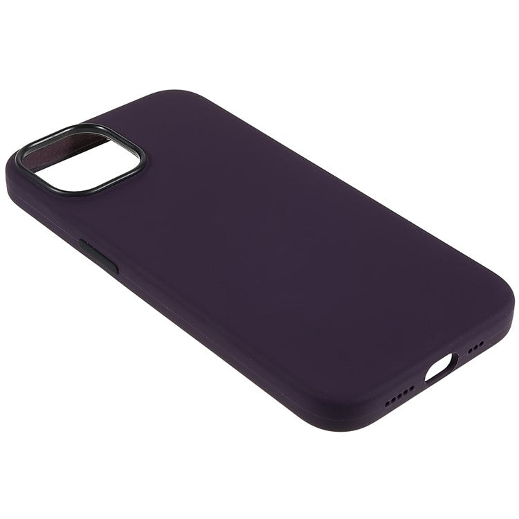 Magnetic Phone Case for iPhone 14 Pro Anti-Fall Silicone Case Anti-Scratch Protective Phone Cover - Purple