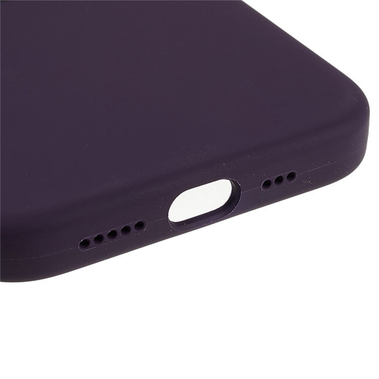 Magnetic Phone Case for iPhone 14 Pro Anti-Fall Silicone Case Anti-Scratch Protective Phone Cover - Purple