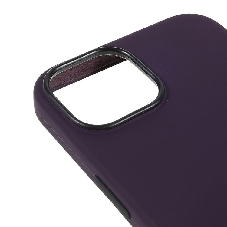 Magnetic Phone Case for iPhone 14 Pro Anti-Fall Silicone Case Anti-Scratch Protective Phone Cover - Purple