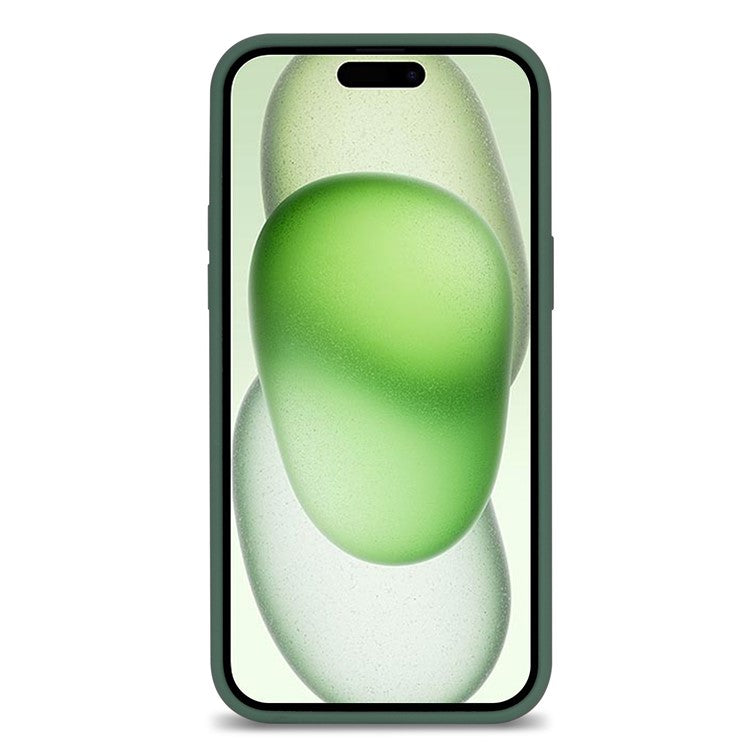For iPhone 14 Case Shockproof Soft Silicone Phone Cover - Green