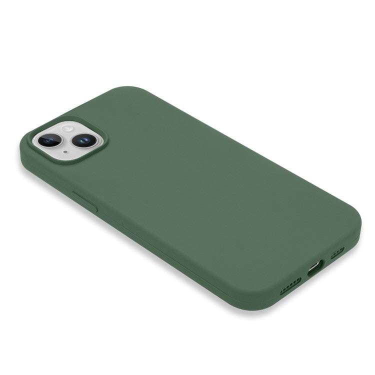 For iPhone 14 Case Shockproof Soft Silicone Phone Cover - Green