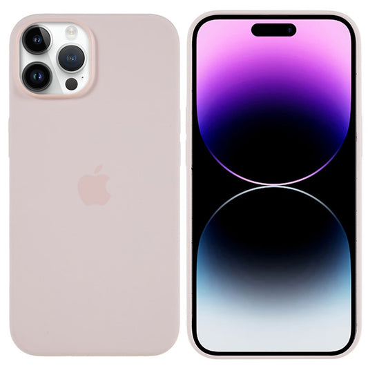 Magnetic Phone Case for iPhone 14 Pro Silicone Slim Case Anti-Scratch Protective Phone Cover - Pink