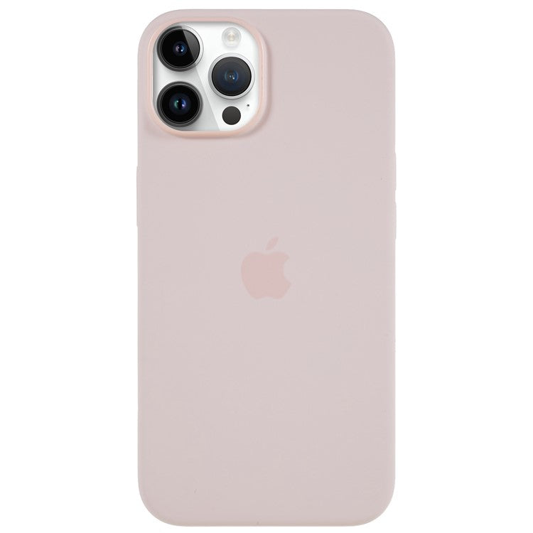 Magnetic Phone Case for iPhone 14 Pro Silicone Slim Case Anti-Scratch Protective Phone Cover - Pink