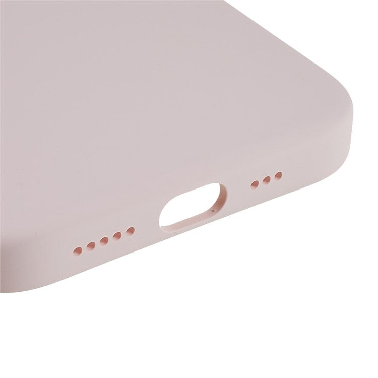 Magnetic Phone Case for iPhone 14 Pro Silicone Slim Case Anti-Scratch Protective Phone Cover - Pink