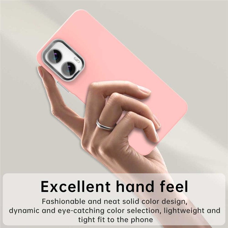 For Motorola Moto G35 5G Case TPU + TPE Anti Drop Protection Phone Cover - Pink
