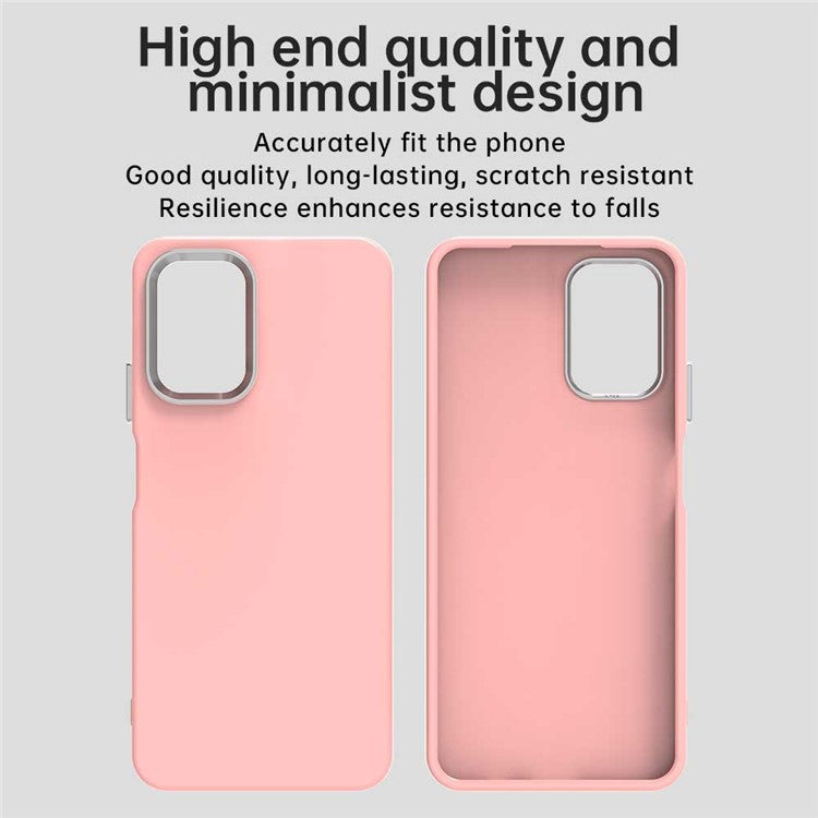 For Motorola Moto G35 5G Case TPU + TPE Anti Drop Protection Phone Cover - Pink