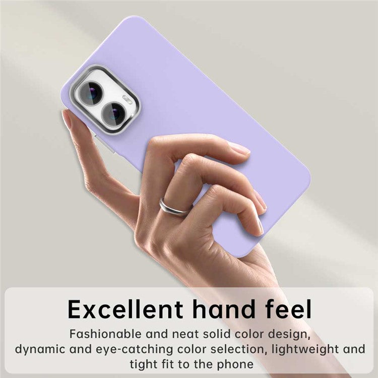 For Motorola Moto G35 5G Case TPU + TPE Anti Drop Protection Phone Cover - Purple