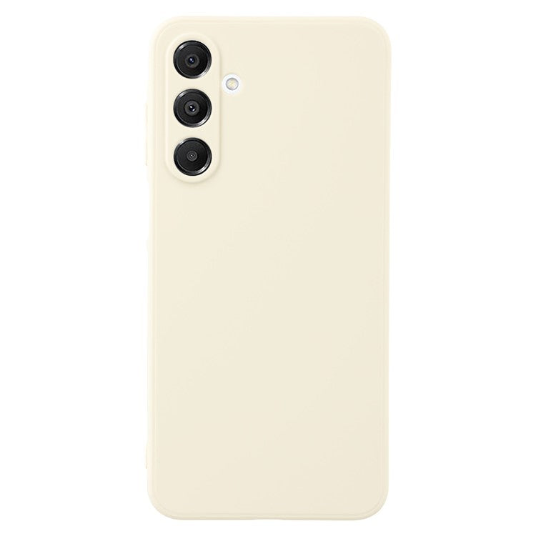 For Samsung Galaxy A16 4G / 5G Case Precise Cutouts Straight Edge TPU Shockproof Phone Cover - White
