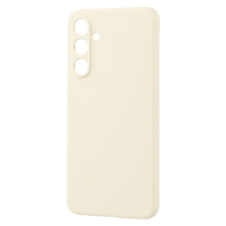 For Samsung Galaxy A16 4G / 5G Case Precise Cutouts Straight Edge TPU Shockproof Phone Cover - White