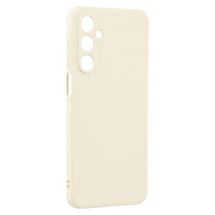 For Samsung Galaxy A16 4G / 5G Case Precise Cutouts Straight Edge TPU Shockproof Phone Cover - White