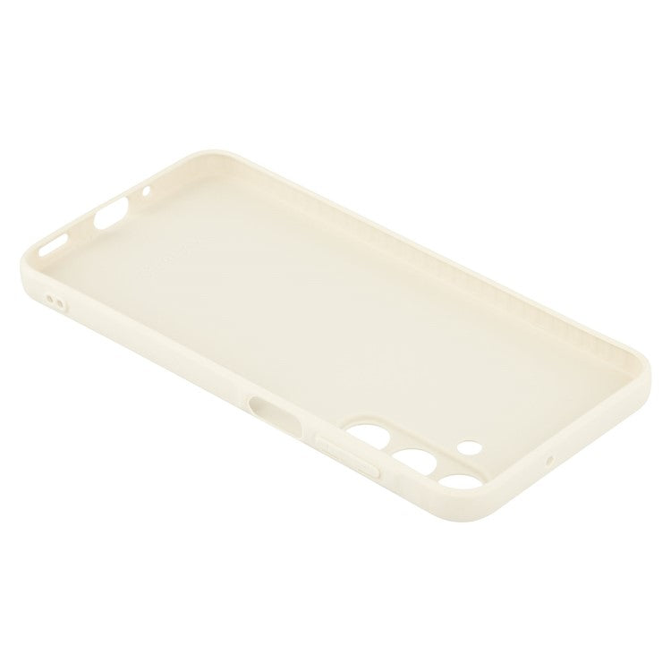 For Samsung Galaxy A16 4G / 5G Case Precise Cutouts Straight Edge TPU Shockproof Phone Cover - White