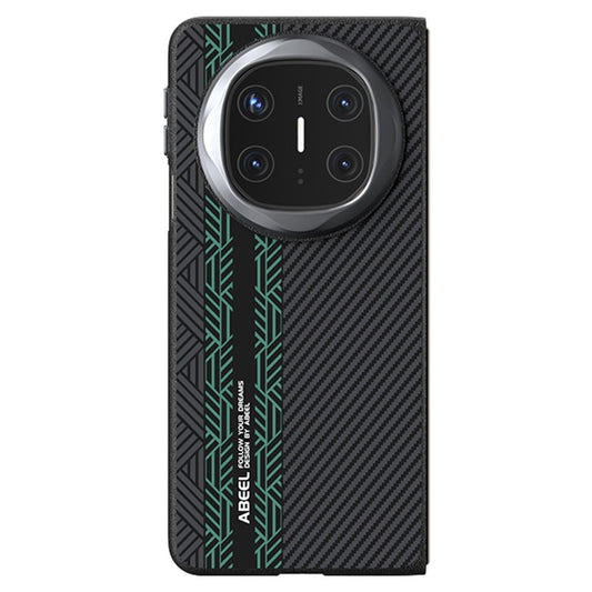 ABEEL For Huawei Mate X6 Case PC + Aluminum Alloy + PU Leather Phone Cover Compatible with MagSafe - Texture 2