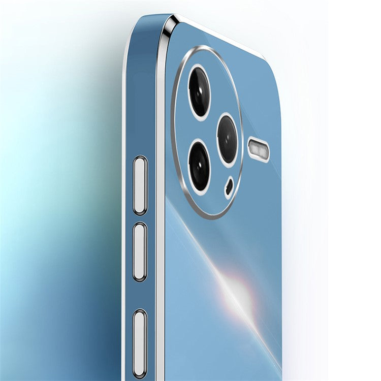 XINLI For Xiaomi Poco F7 Pro 5G / Redmi K80 5G Case Ring Kickstand Electroplating TPU Phone Cover - Red