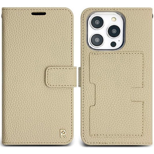 SIMPLY ROAR For iPhone 14 Pro Max Case with Wallet Card Holder Leather Phone Cover - Khaki