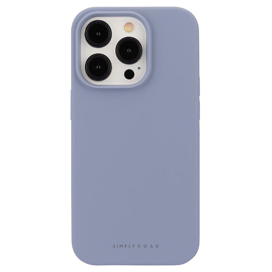 SIMPLY ROAR For iPhone 14 Pro Silicone Case Morandi Color Mobile Cover - Baby Blue