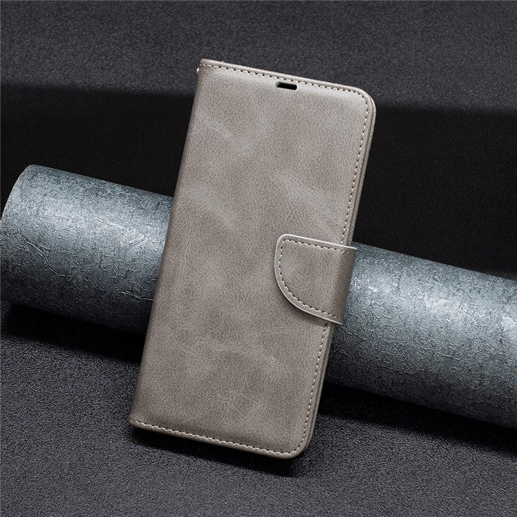 For Xiaomi Redmi Note 14 Pro 4G Case Shockproof PU Leather Cover with Wallet Card Slots - Grey