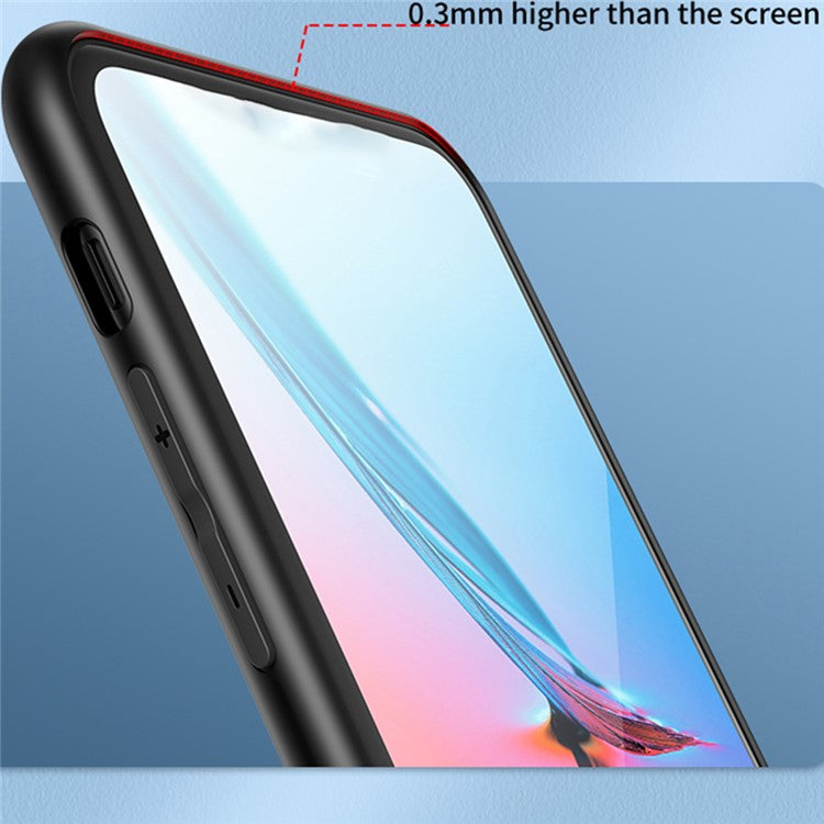 For Xiaomi Redmi Turbo 4 5G Case Floral Pattern TPU + Tempered Glass Protective Phone Cover - Black Flower Bush