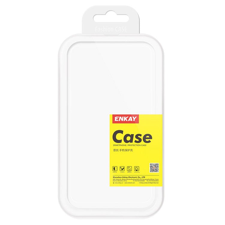ENKAY HAT PRINCE Cell Phone Case for iPhone 14 Pro Max, Liquid Silicone Straight Edge Precise Cutout Anti-scratch Phone Shell - Black