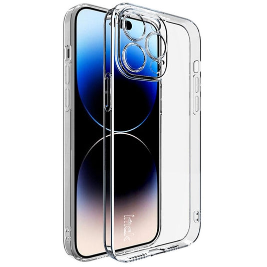 IMAK UX-5 Series for iPhone 14 Pro Max Soft Clear TPU Cell Phone Case Anti-scratch Anti-drop Cover - Transparent