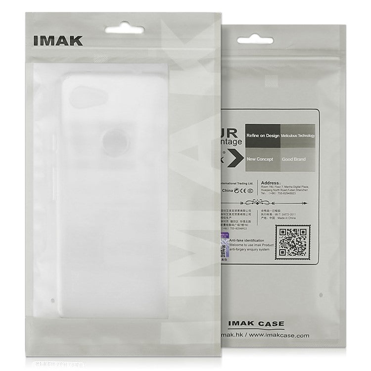 IMAK UX-5 Series for iPhone 14 Pro Max Soft Clear TPU Cell Phone Case Anti-scratch Anti-drop Cover - Transparent