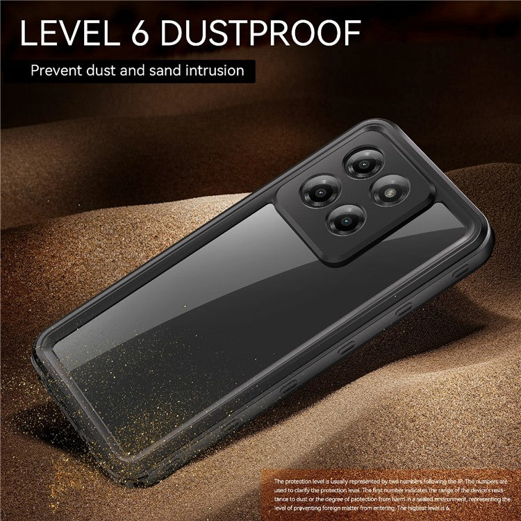 REDPEPPER A Series For Motorola Moto G Stylus 5G (2025) IP68 Phone Case Clear Back Waterproof Cover