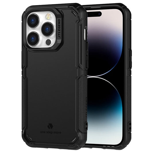 TLEGEND DX Pro Military Grade Phone Case for iPhone 14 Pro Max Magnetic Phone Case TPU+PC Protective Magnetic Cover with Camera Frame - Black