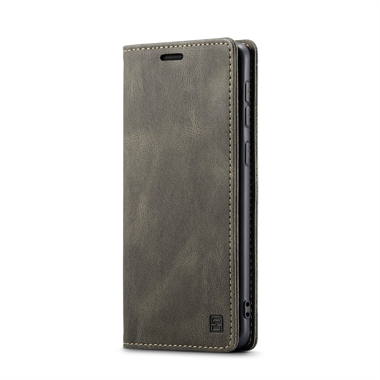 For Huawei P50E / Huawei P50 4G Wallet Case AUTSPACE A01 Leather Stand Cover with RFID Blocking Card Holder - Coffee