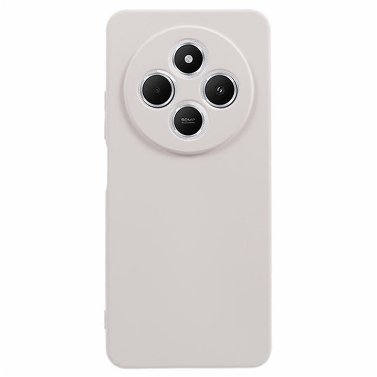 WANLONFENG RB3 Series Phone Case For Xiaomi Redmi 14C 4G / 14R 5G / Poco C75 4G Soft TPU Back Cover with 2Pcs Screen Film - White