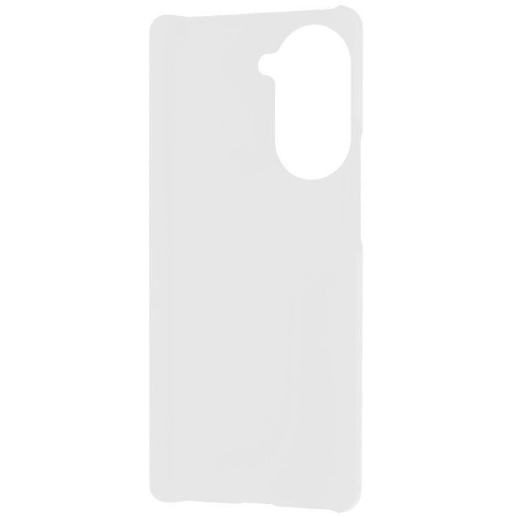 For Huawei nova 10 Pro 4G Hard PC Drop Protective Case Non-Slip Glossy Rubberized Phone Cover - White