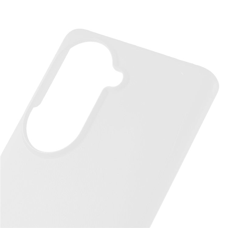 For Huawei nova 10 Pro 4G Hard PC Drop Protective Case Non-Slip Glossy Rubberized Phone Cover - White