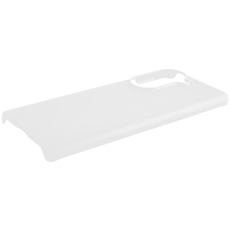 For Huawei nova 10 Pro 4G Hard PC Drop Protective Case Non-Slip Glossy Rubberized Phone Cover - White