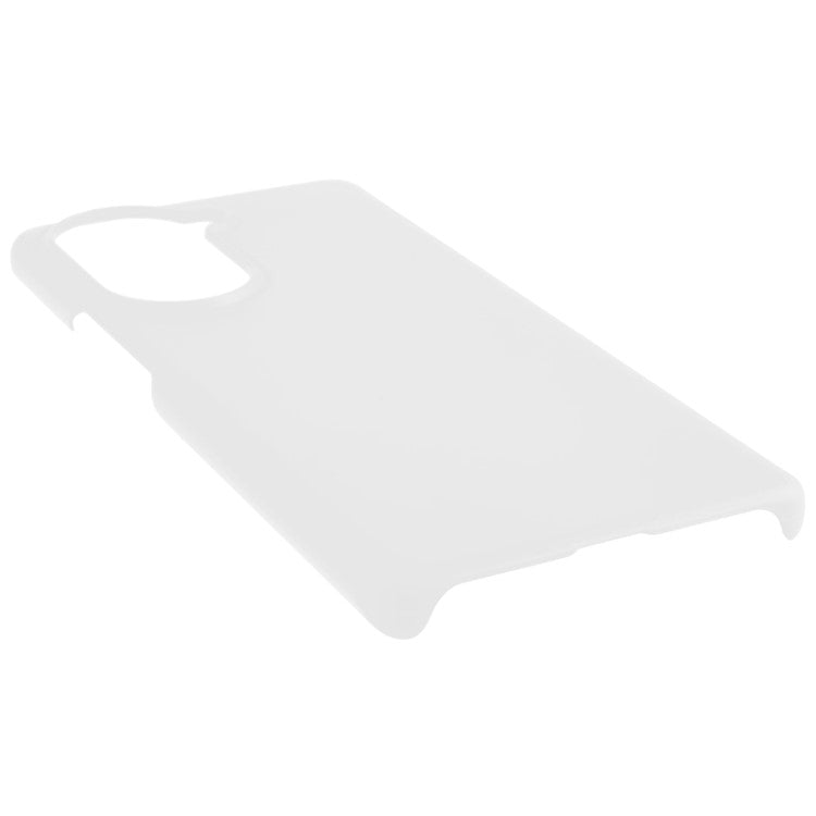 For Huawei nova 10 Pro 4G Hard PC Drop Protective Case Non-Slip Glossy Rubberized Phone Cover - White
