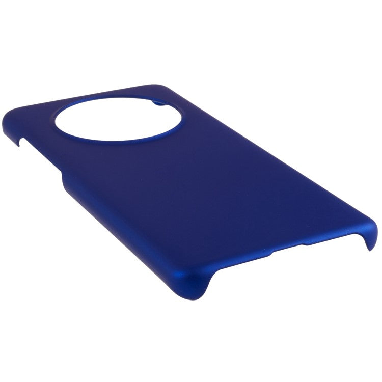 For Huawei Mate 50 Pro 4G Rubberized Glossy Hard PC Phone Case Anti-scratch Drop Protection Phone Cover - Blue