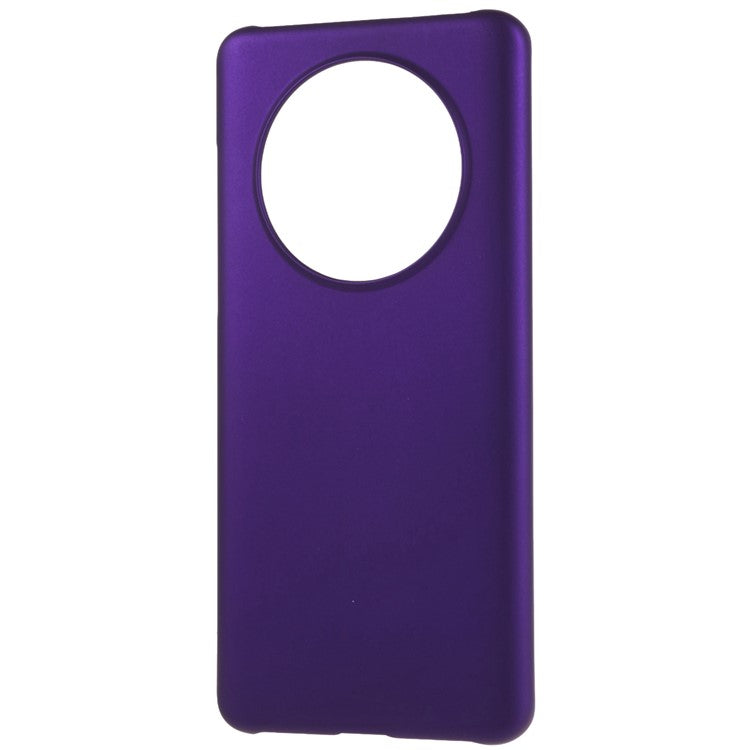 For Huawei Mate 50 Pro 4G Rubberized Glossy Hard PC Phone Case Anti-scratch Drop Protection Phone Cover - Purple