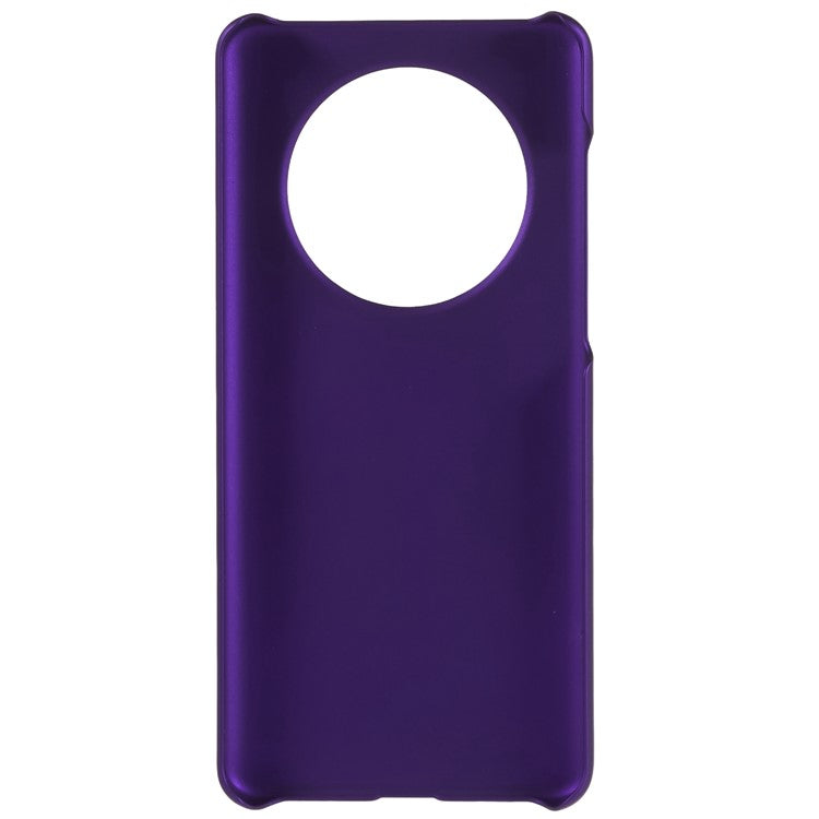 For Huawei Mate 50 Pro 4G Rubberized Glossy Hard PC Phone Case Anti-scratch Drop Protection Phone Cover - Purple